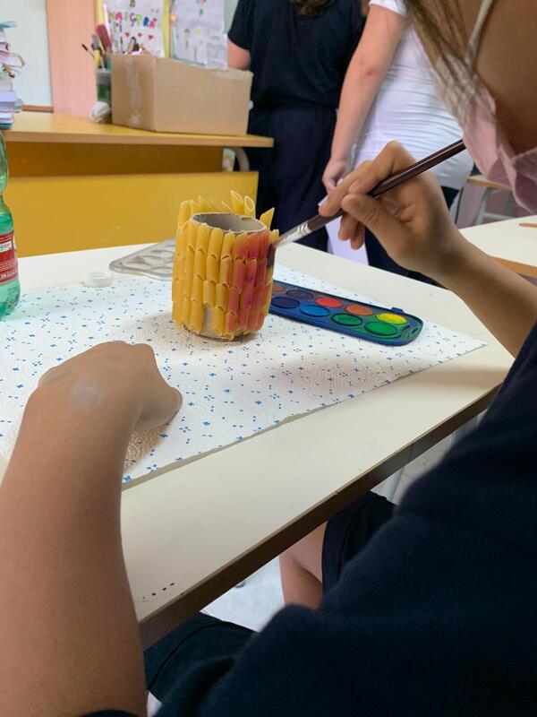 <h1>Fase conclusiva</h1>
La colorazione del manufatto