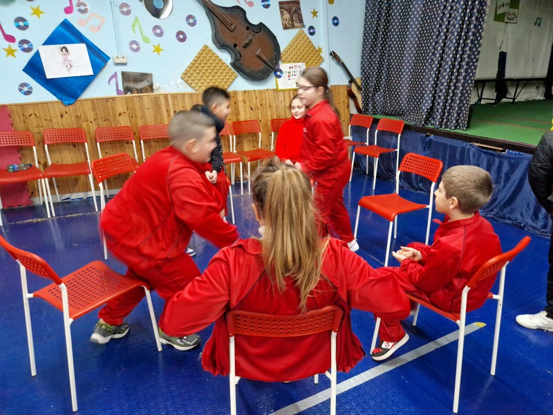 <h1>Azione</h1>
I partecipanti si scambiano di posto a seguito del messaggio visivo