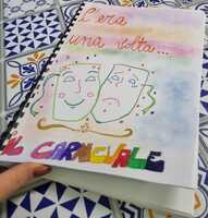 ***Giornalino di Carnevale. Copertina***
La copertina è stata disegnata e colorata direttamente dai ragazzi